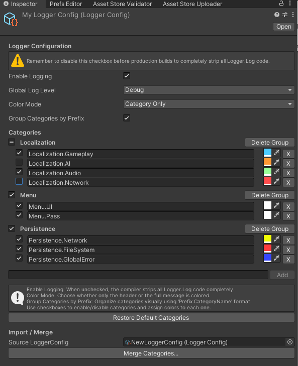 Inspector overview
